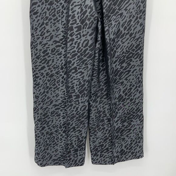 Equipment Arwen Pants Womens 2 Leopard Print Grey Silk‎ Wide Leg Preppy Mob Wife - Picture 7 of 13